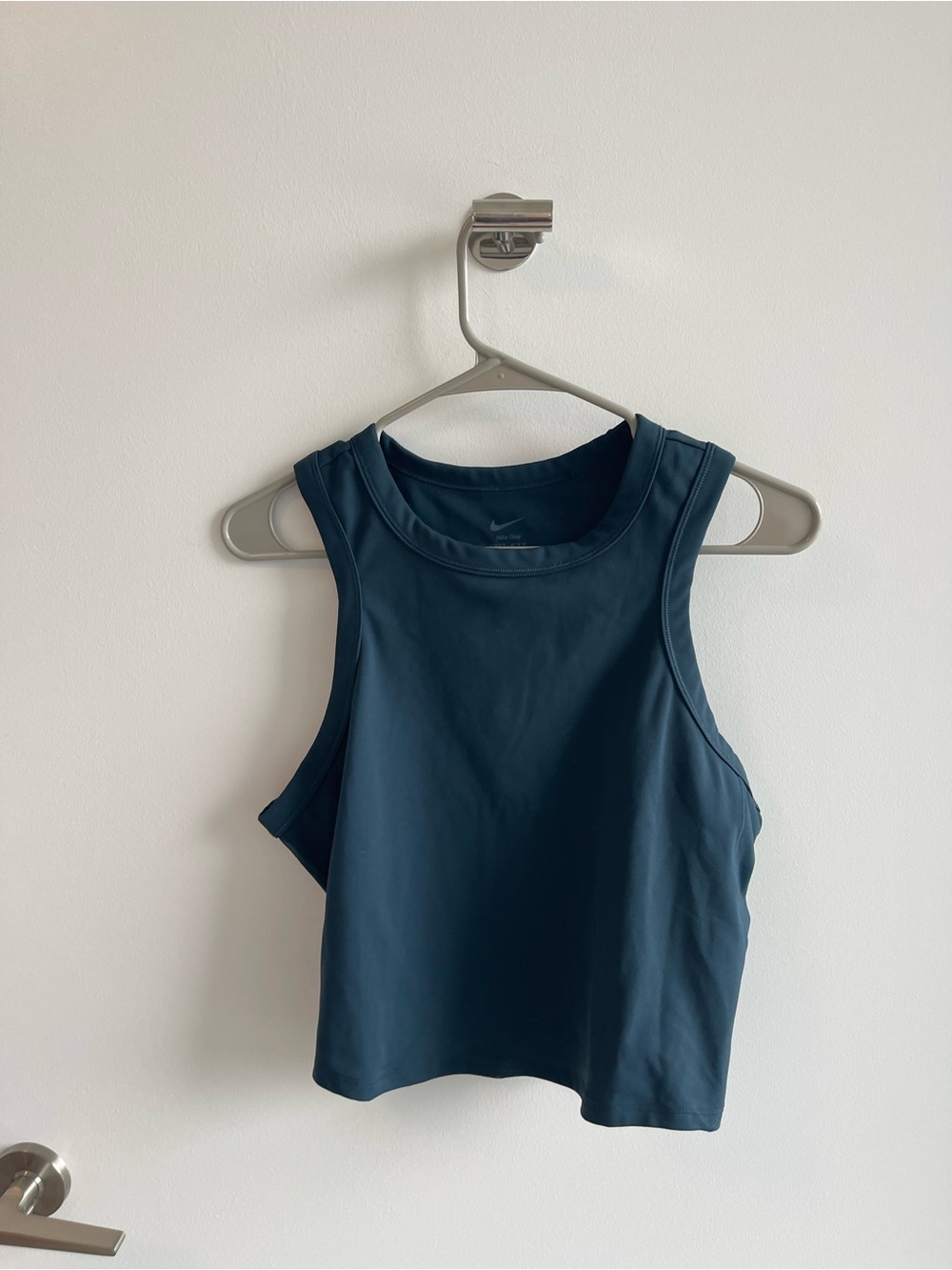 Nike Women's Deep Teal Athletic Crop Tank